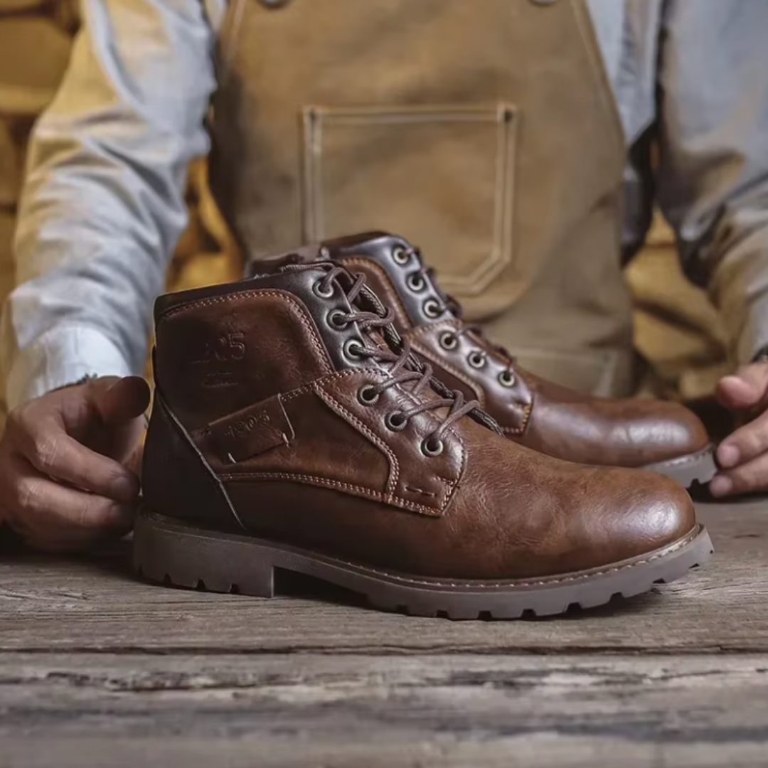 Aaron™ | Vegan Leather Boots