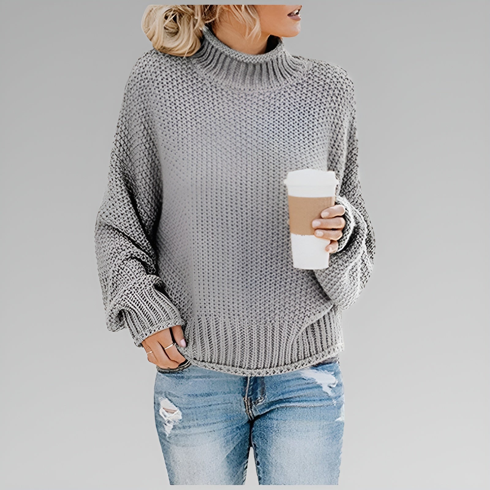 AUBREY – RELAXED CHARM KNIT SWEATER