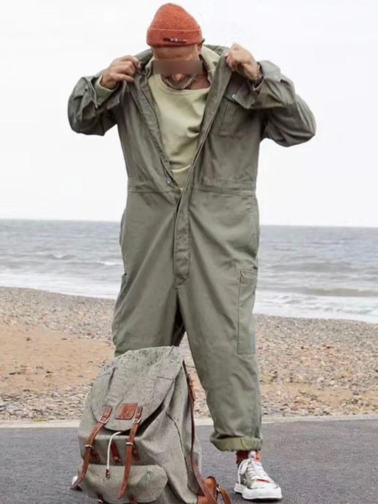 Men's Work Overall in Canvas