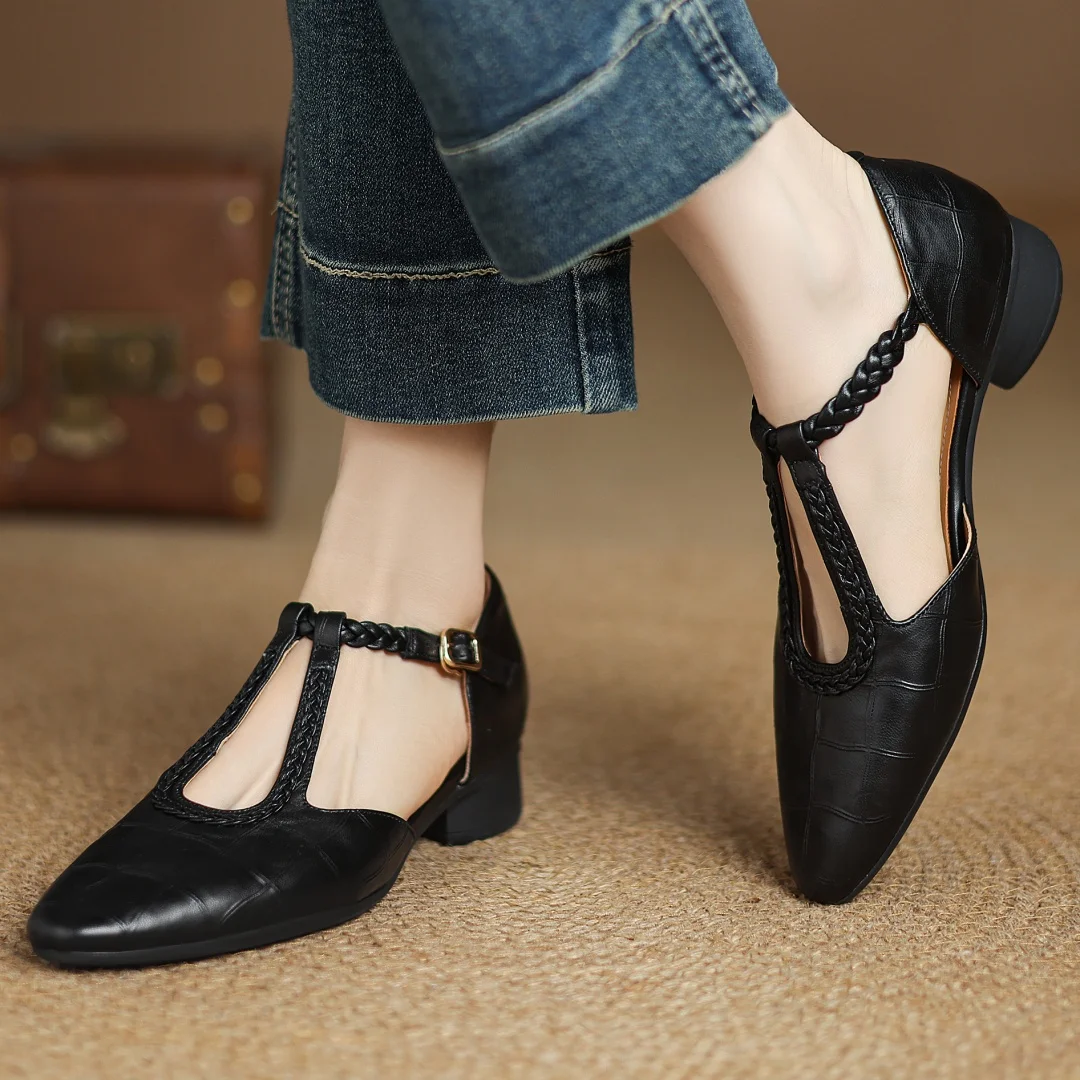 Sarah&Kate™| Veronica Leather Sandals