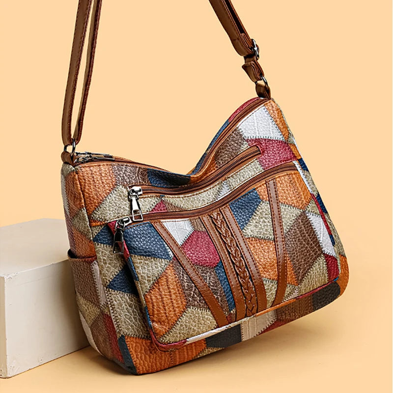 JULIANA – VINTAGE PATCHWORK SHOULDER BAG