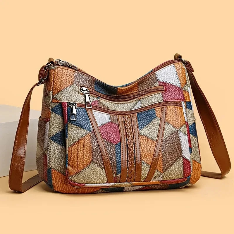 JULIANA – VINTAGE PATCHWORK SHOULDER BAG