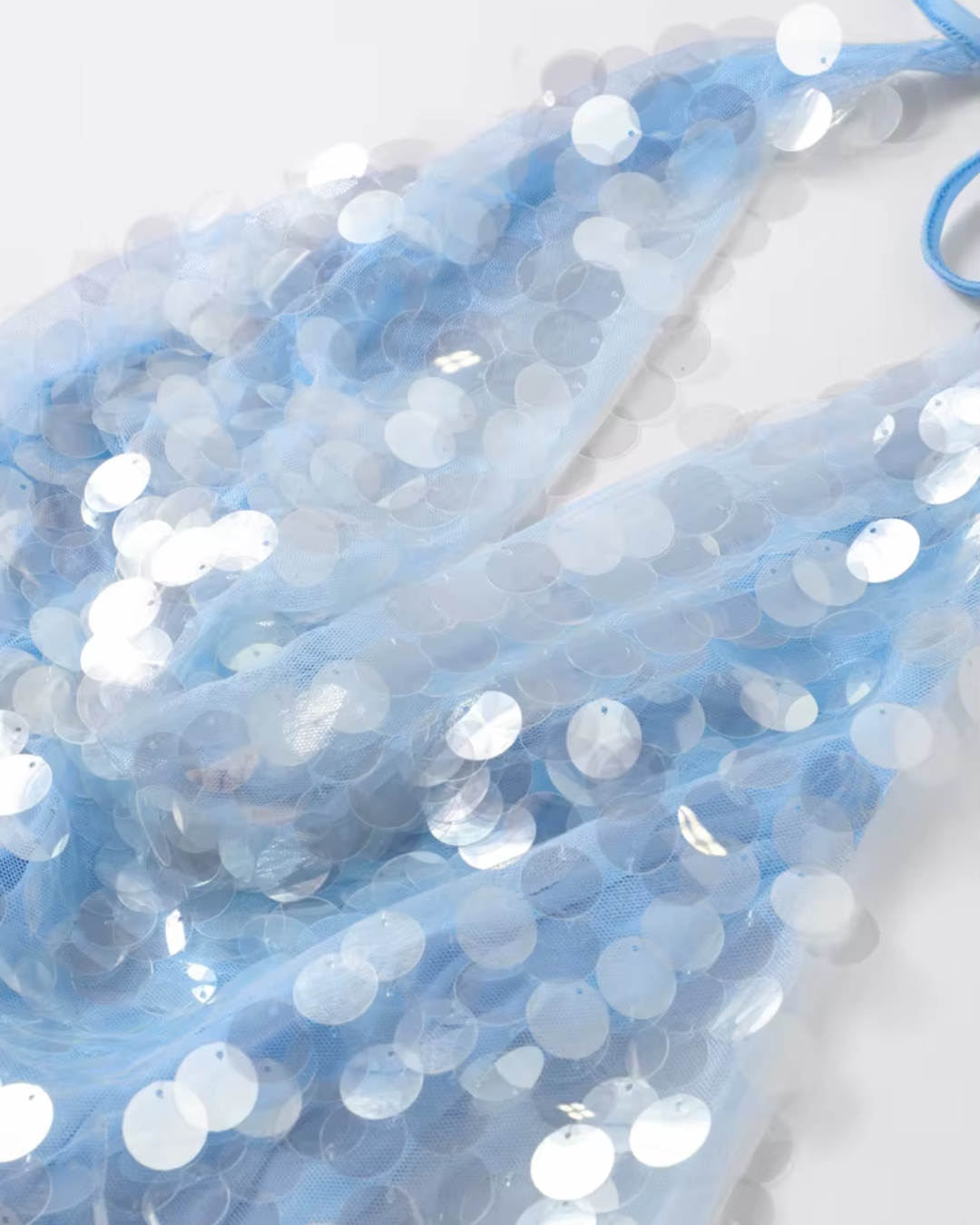 Gladys | Sequin Halter Maxi Dress