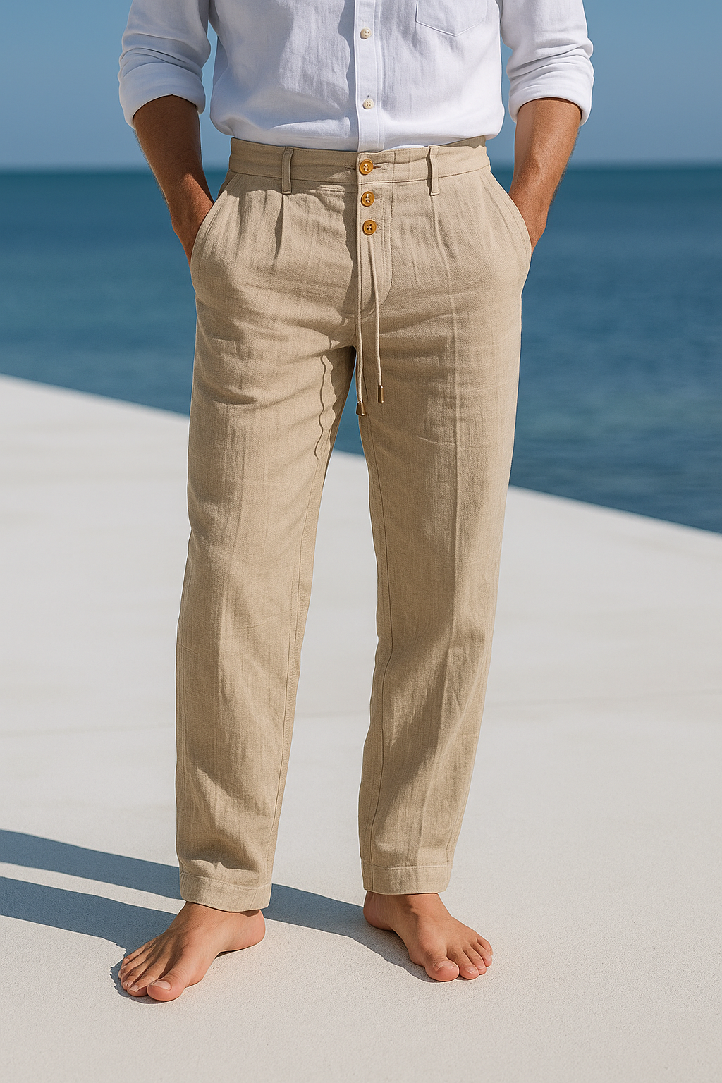 LUKE – COASTAL EASE TROUSERS