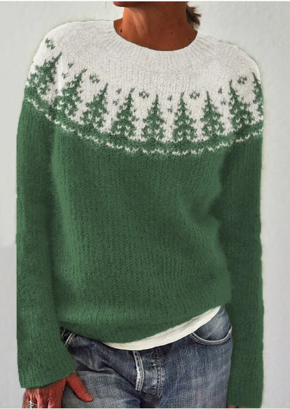 Women's Icelandic Knitted Sweater