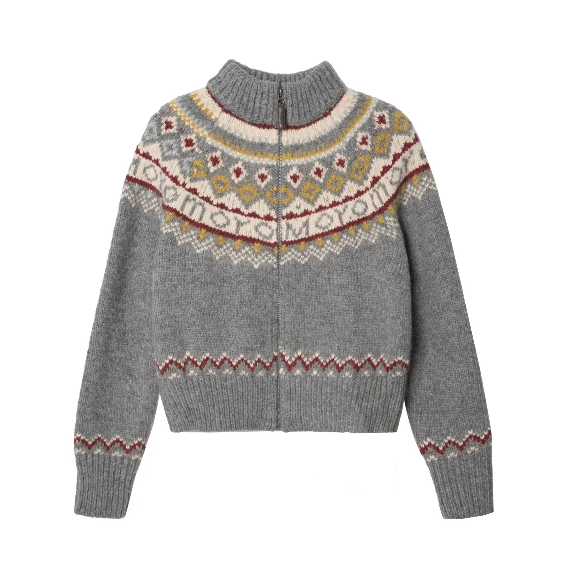 Women's High Collar Knit Sweater