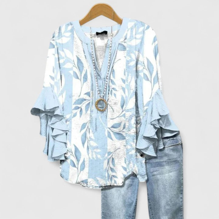 RENA – ARTISTIC RUFFLE BLOUSE