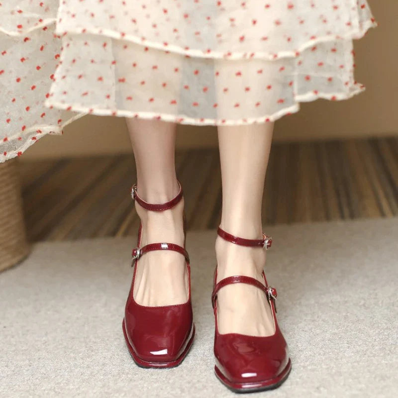 Sarah&Kate™| Elegant Ankle-Strap Pumps