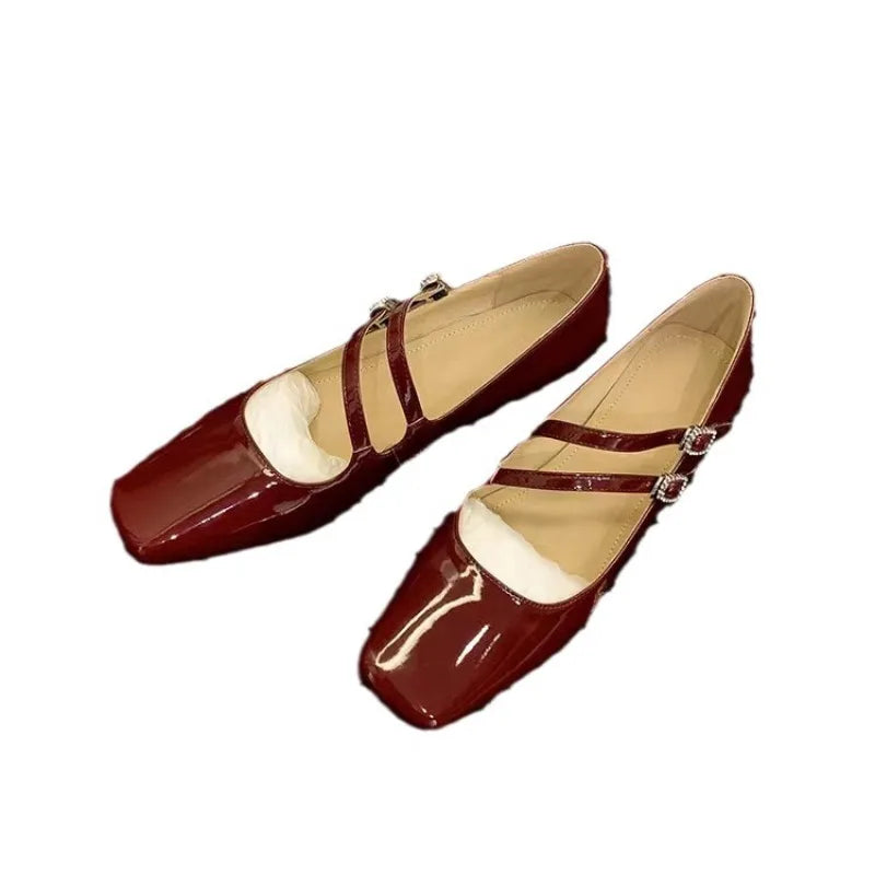 Chic Double-Strap Flats