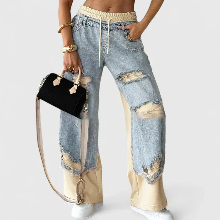 HAILEY – STREET CHIC DISTRESSED PANTS