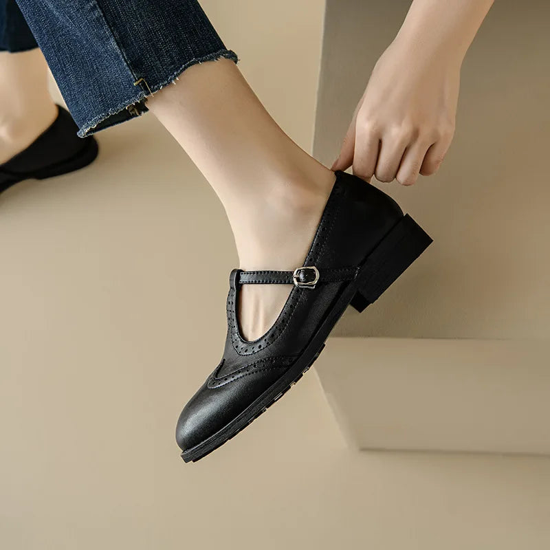 Sarah&Kate™| Elegant T-Strap Mary Janes