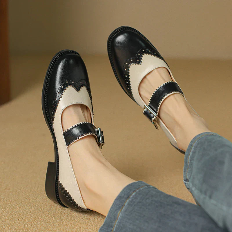 Sarah&Kate™| Miana Leather Mary Janes