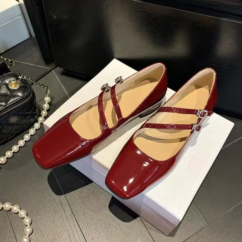 Chic Double-Strap Flats
