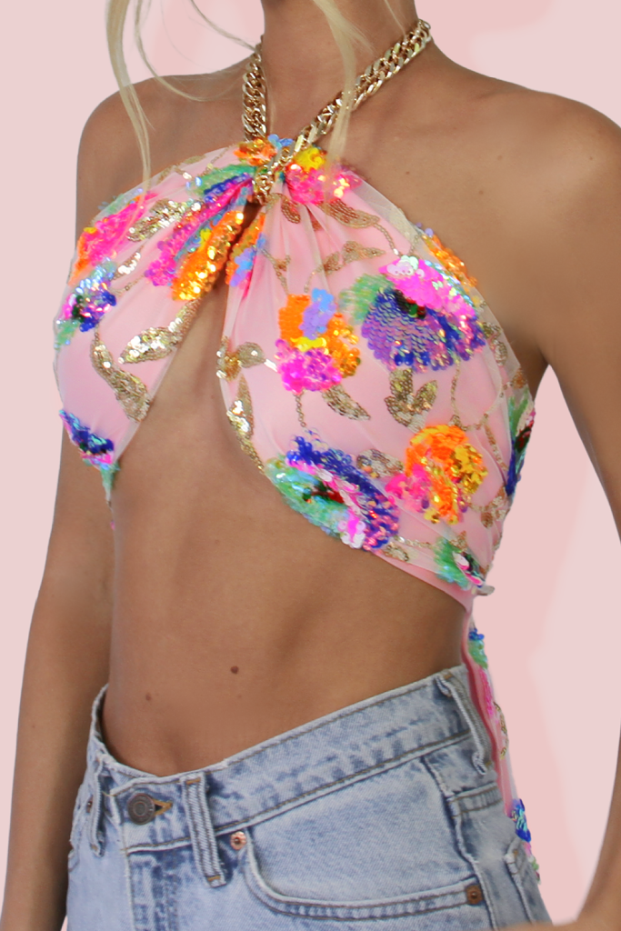 Rosie | Dazzling Wrap Top