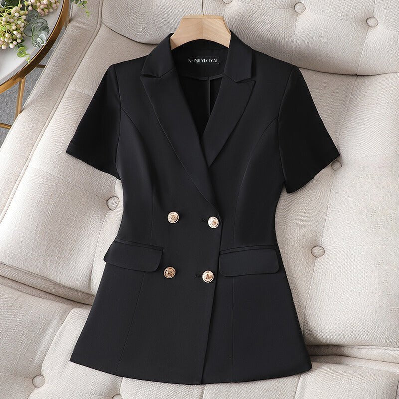 GERLIS FASHIONABLE SHORT-SLEEVED BLAZER