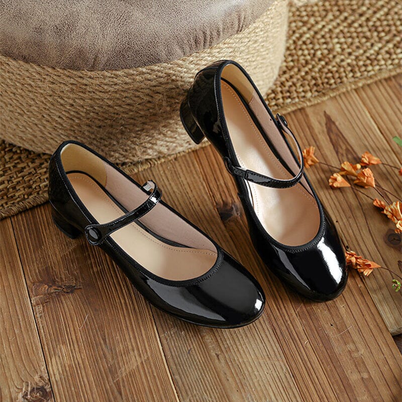 Sarah&Kate™| Livy Leather Mary Janes