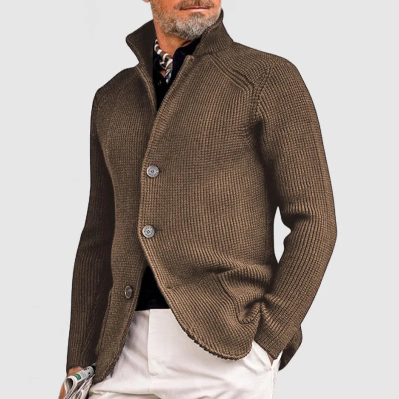 JAMES – CLASSIC KNIT BUTTON JACKET