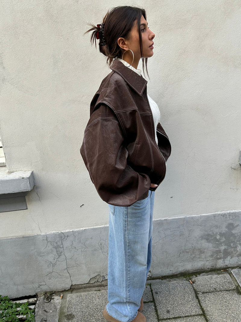 Oversized Contrast Jacket - Limited Sale