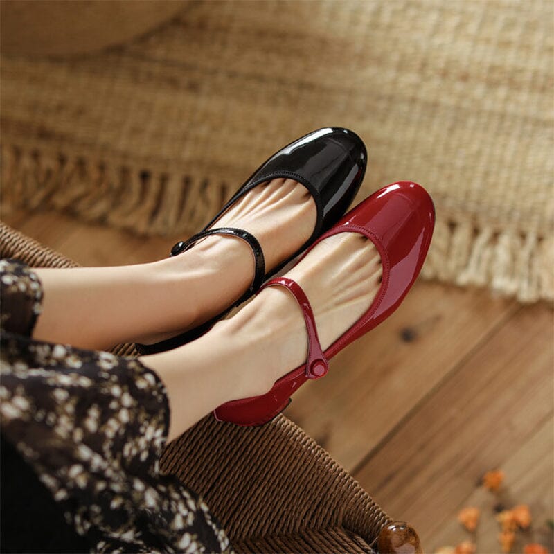 Sarah&Kate™| Livy Leather Mary Janes