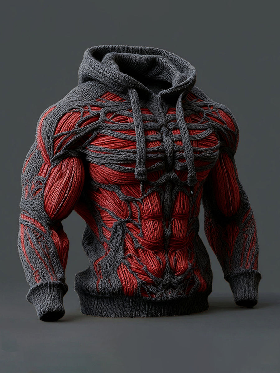 Men's Halloween Costume Faux Hoodie