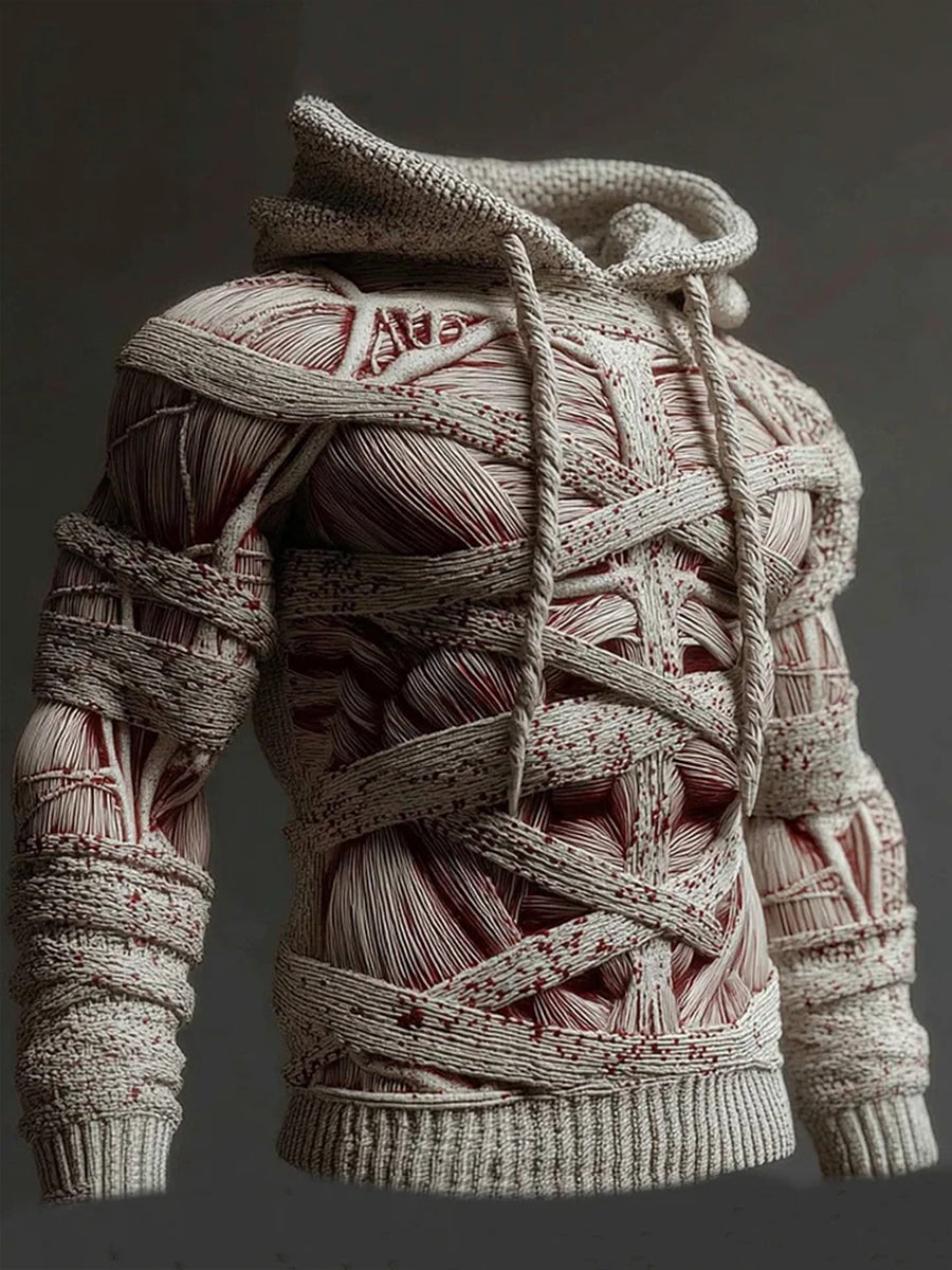 Men's Halloween Costume Faux Hoodie