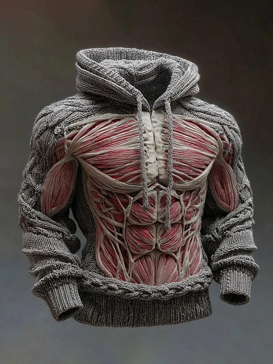 Men's Halloween Costume Faux Hoodie